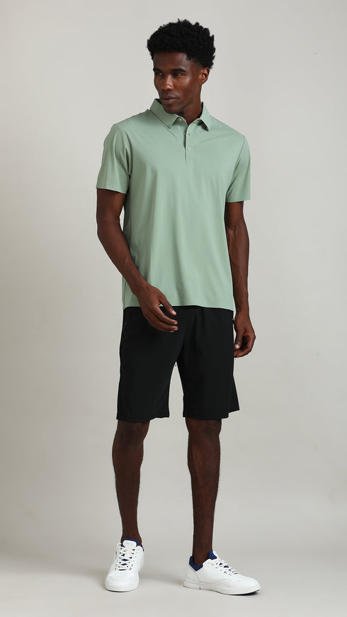 Airdry Polo - Sage green