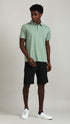 Airdry Polo - Sage green