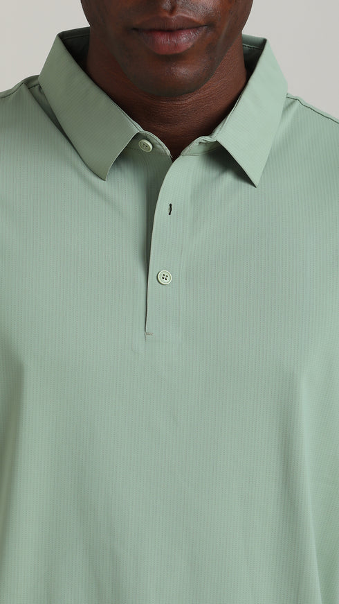 Airdry Polo - Sage green