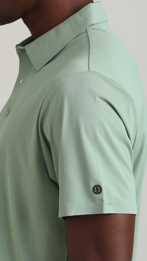 Airdry Polo - Sage green
