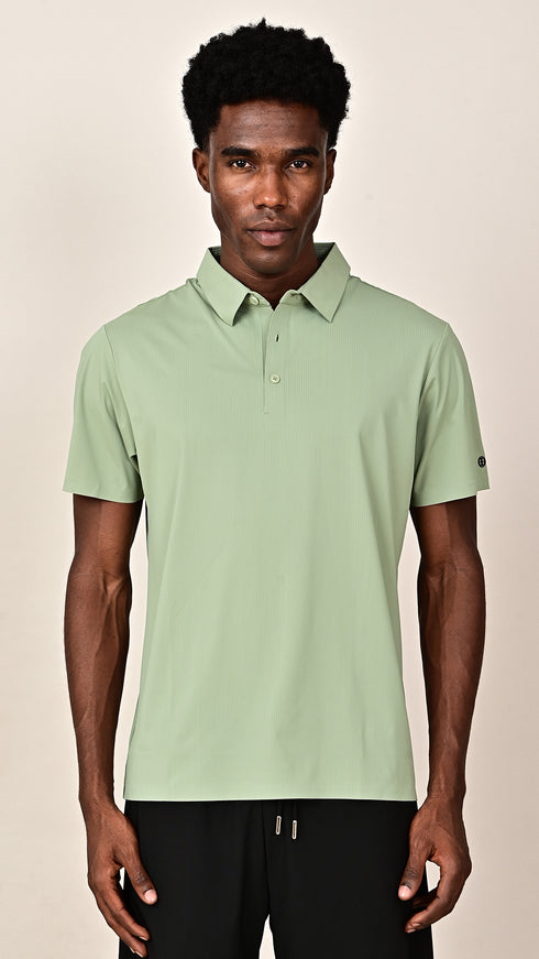 Airdry Polo- Pista Green