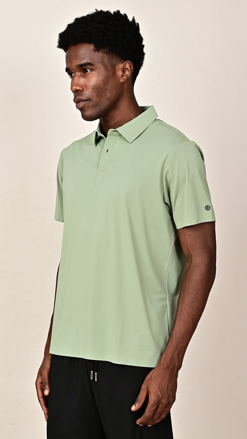 Airdry Polo- Pista Green