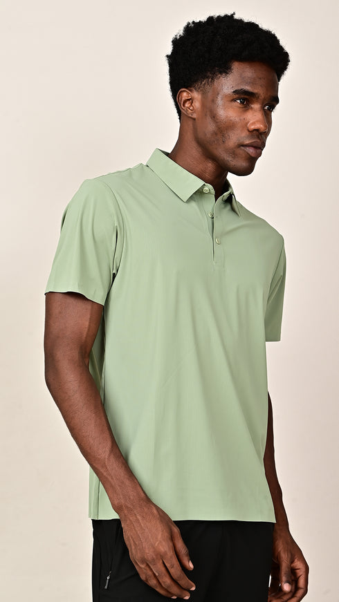 Airdry Polo- Pista Green