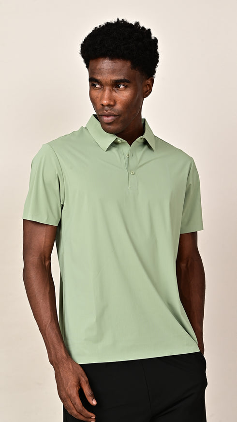 Airdry Polo- Pista Green