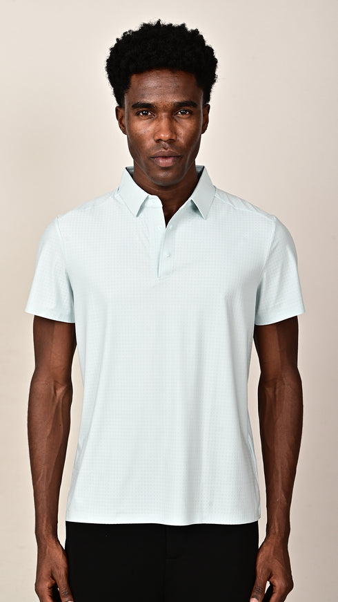Self Chex Polo - White