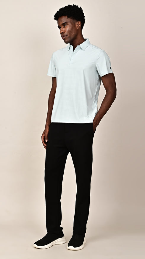 Self Chex Polo - White
