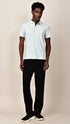 Self Chex Polo - White