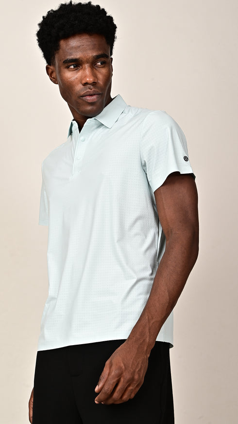 Self Chex Polo - White