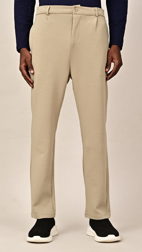 Smart-Casual Slacks - Beige