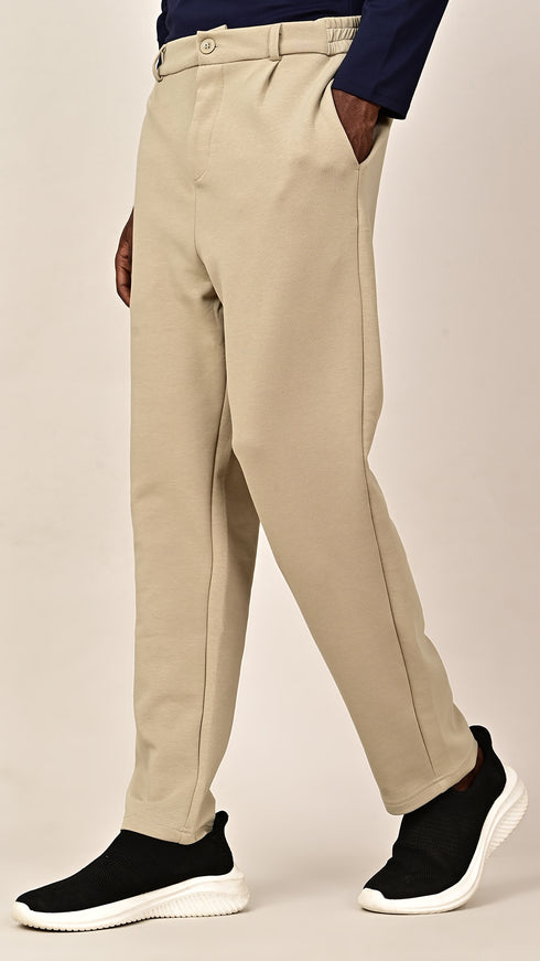 Smart-Casual Slacks - Beige