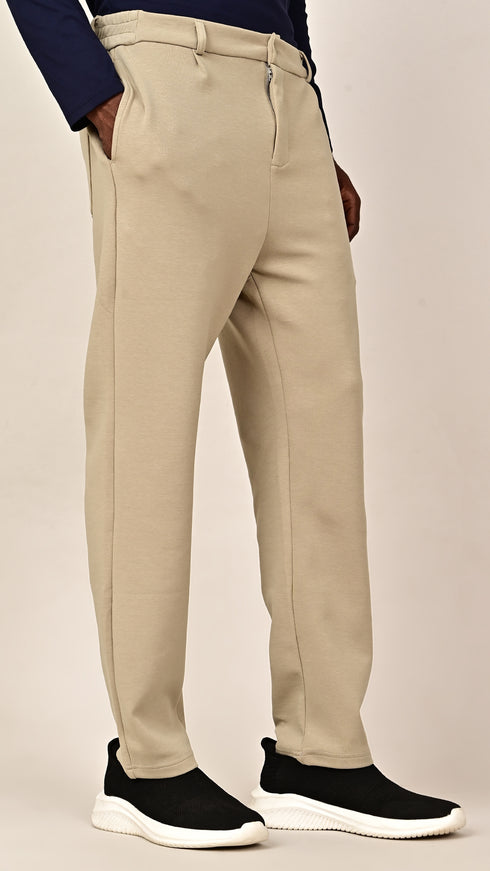 Smart-Casual Slacks - Beige
