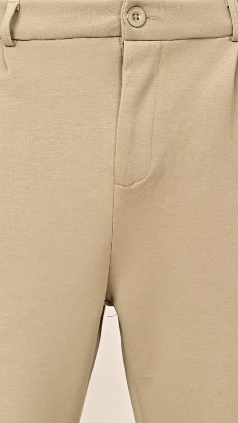 Smart-Casual Slacks - Beige