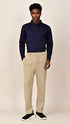 Smart-Casual Slacks - Beige