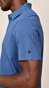 Waffle Polo- Slate Blue