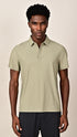 Self Chex Polo - Sage Green