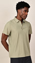 Self Chex Polo - Sage Green