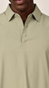 Self Chex Polo - Sage Green