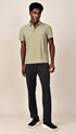 Self Chex Polo - Sage Green