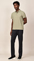 Self Chex Polo - Sage Green