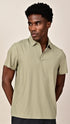 Self Chex Polo - Sage Green