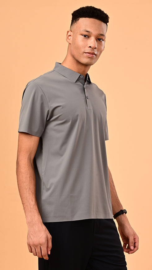 Airdry Polo - Stone Grey