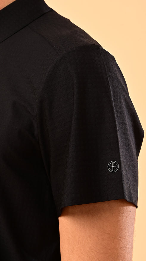 Self Chex Polo - Black