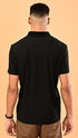 Waffle Polo- Black