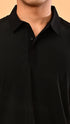 Waffle Polo- Black