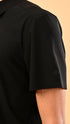 Waffle Polo- Black