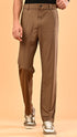 Silk Flap Pants- Brown