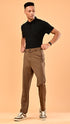 Silk Flap Pants- Brown