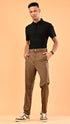 Silk Flap Pants- Brown