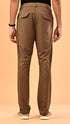 Silk Flap Pants- Brown