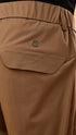 Silk Flap Pants- Brown