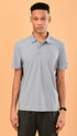 Self Chex Polo - Cloud Grey