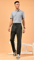 Silk Pants - Slate Grey