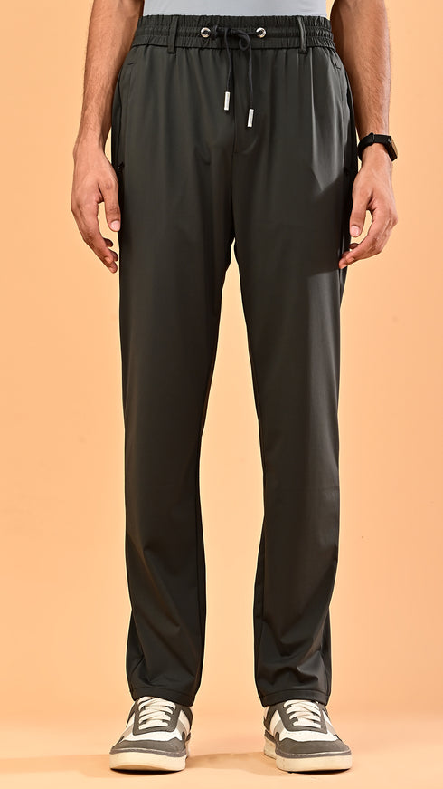 Silk Pants - Slate Grey