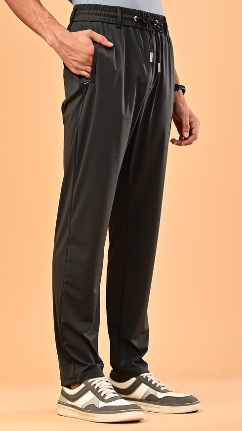Silk Pants - Slate Grey
