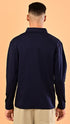 Long Sleeve Polo - Eclipse Blue