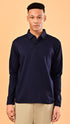 Long Sleeve Polo - Eclipse Blue