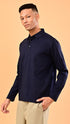 Long Sleeve Polo - Eclipse Blue
