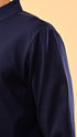 Long Sleeve Polo - Eclipse Blue