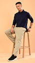 Long Sleeve Polo - Eclipse Blue