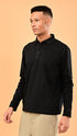 Long Sleeve Polo - Black