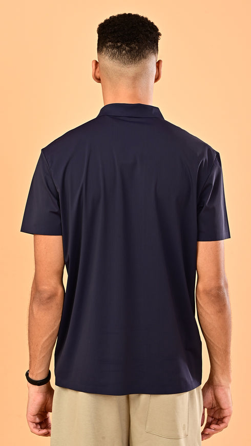 Airdry Polo- Eclipse Blue