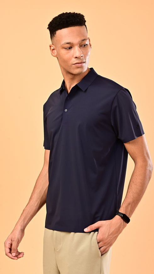 Airdry Polo- Eclipse Blue