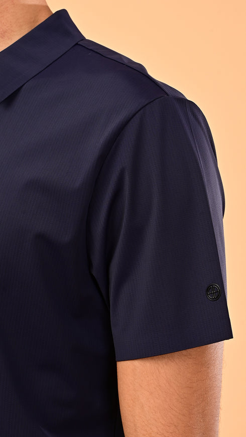 Airdry Polo- Eclipse Blue