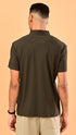 Waffle Polo- Earthy Green