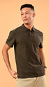 Waffle Polo- Earthy Green