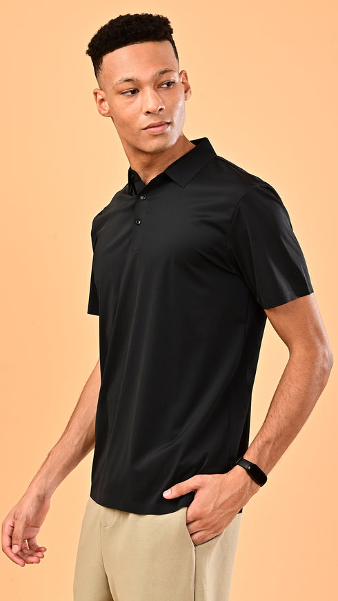 Airdry Polo- Black